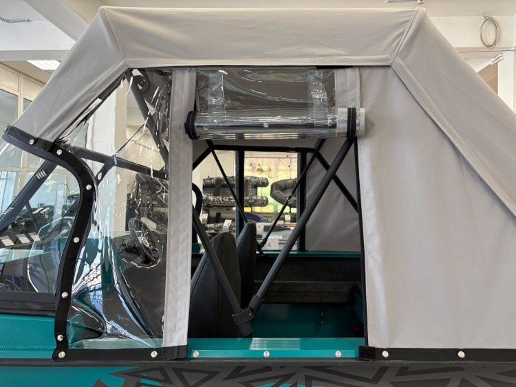 Моторная лодка, Триера 470 FISH, бирюзовый с Suzuki DF60ATL, арт. KITTR27,  