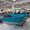 Моторная лодка, Триера 470 FISH, бирюзовый с Suzuki DF60ATL, арт. KITTR27,  