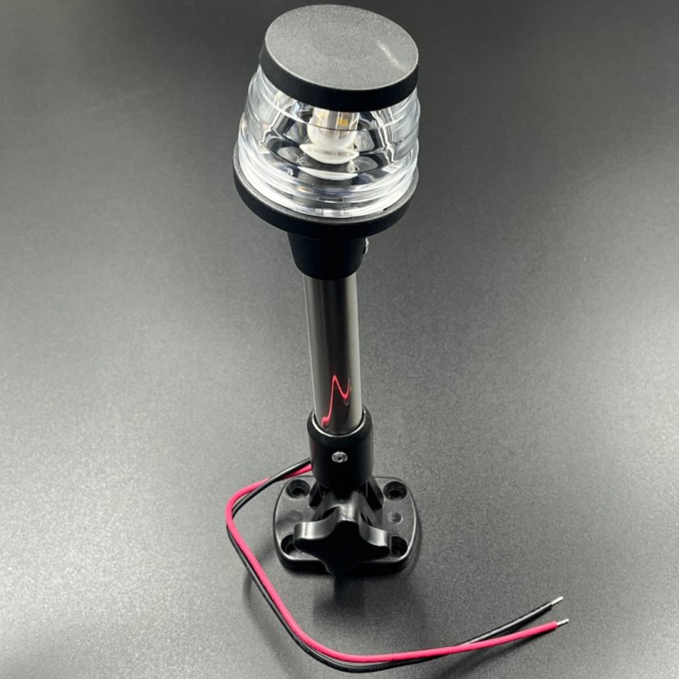 Огонь топовый на стойке LED(белый)(248мм)корпус нерж. (Sunfine), арт. SF40560-2,          SUNFINE 