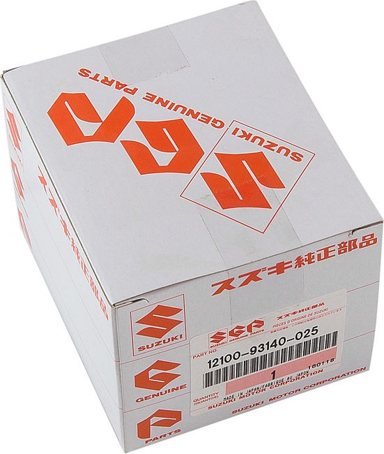 Поршень Suzuki DT9.9-15 (0.25) с кольцами 01-10 г.в., 12100-93140-025, арт. 12100-93140-025,          SUZUKI  Поршень Suzuki DT9.9-15 (0.25) с кольцами 01-10 г.в., 12100-93140-025, арт. 12100-93140-025,          SUZUKI