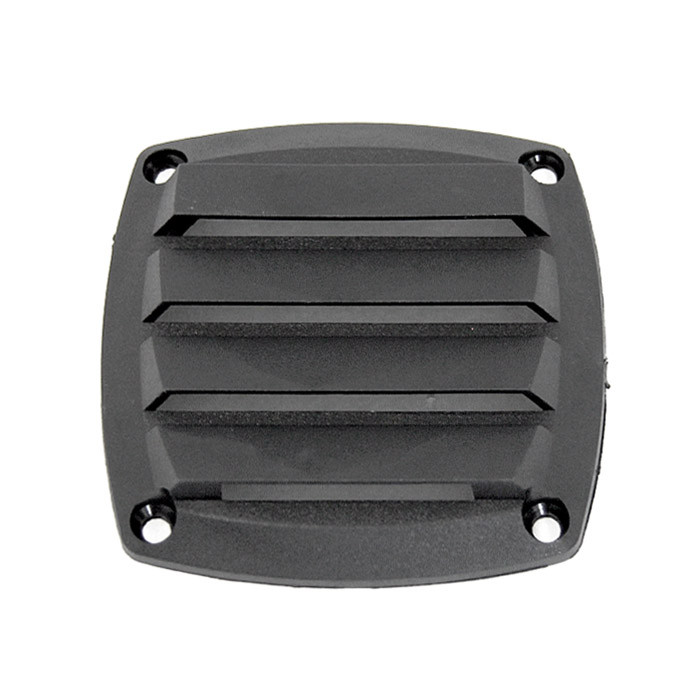 Крышка вентиляции пластмассовая квадратная 85х85мм, черная, арт. 3411-1268,          CIM 