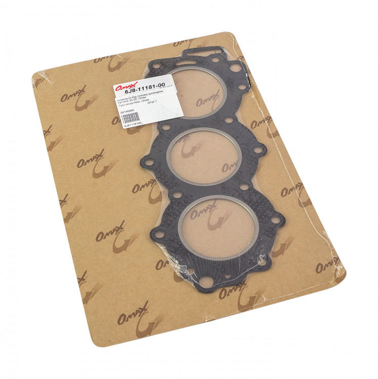 Прокладка под головку цилиндров Yamaha 25-30, арт. 6J81118100_OM,          OMAX 