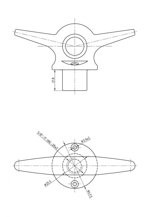 Утка-рым 6" (152 мм), арт. 66098_Kof,          Kofuku 