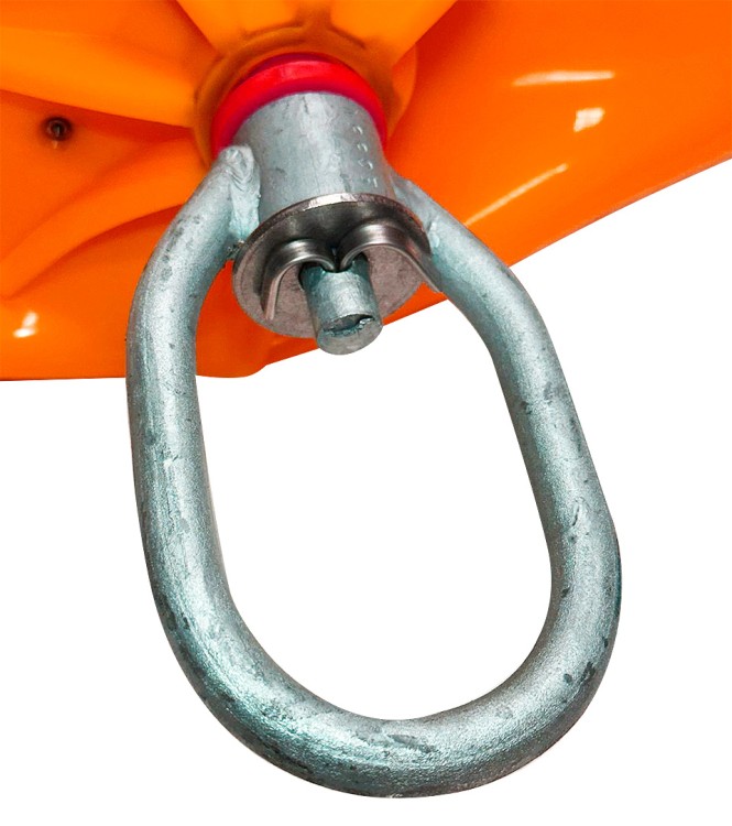 Буй с вертлюгом и рымом 40х75 см., оранжевый., арт. 10005501,          Majoni 