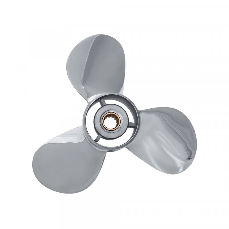 Винт гребной   для Yamaha 40-60HP, диаметр 11 1/8" нержавеющий, лопастей - 3, шаг 13", арт. SK663-45945-02-EL-SS-ts,          Skipper 