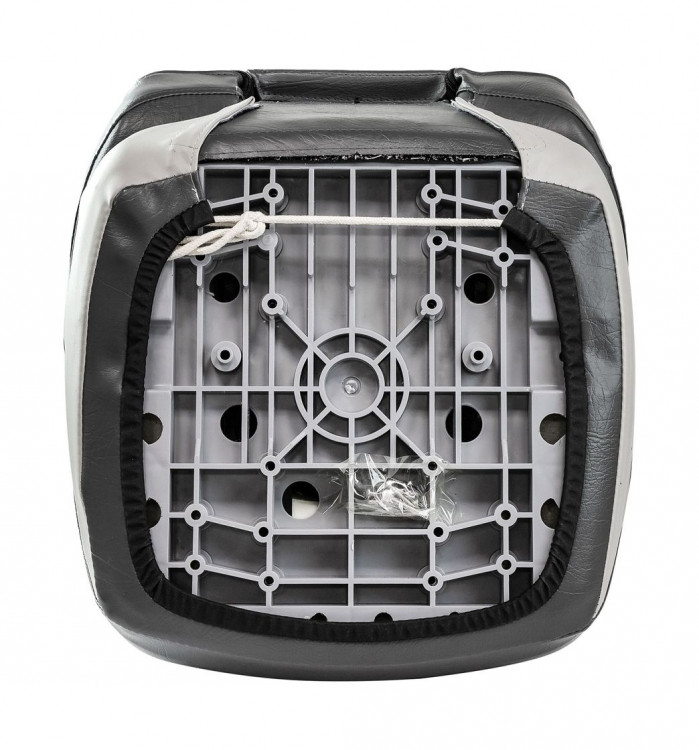 Кресло складное мягкое, обивка винил, цвет серый/темно-серый, арт. 4620136033008,          MARINE ROCKET 