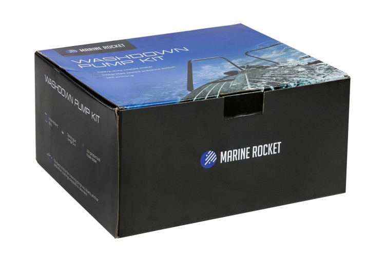 Комплект помывочный Marine Rocket, 24 В, 17 л/мин, 40 PSI (2.8 бар), арт. TDD244045MR,          MARINE ROCKET 