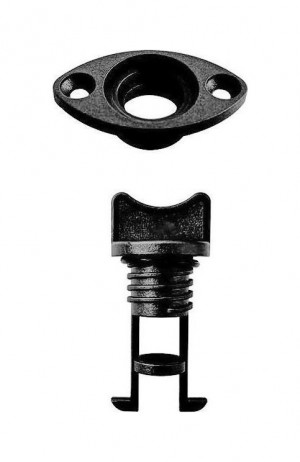 Шпигат пластиковый с резьбовой пробкой 19 мм, Marine Rocket