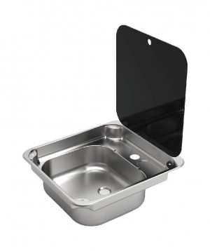 Мойка, стеклянная крышка, Marine Rocket