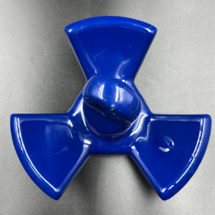 Якорь речной 3-х лепестковый (Синий) с ПВХ покрытием 3.6кг (Allshine), арт. Anchor-3-BLUE-3.6kg_2000000233833,          ALSHINE 