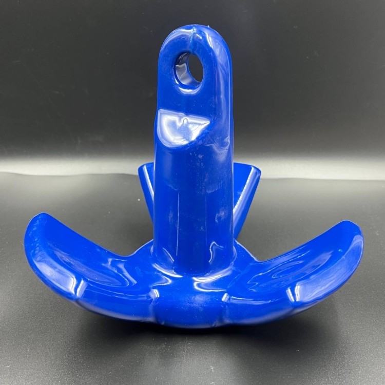 Якорь речной 3-х лепестковый (Синий) с ПВХ покрытием 3.6кг (Allshine), арт. Anchor-3-BLUE-3.6kg_2000000233833,          ALSHINE 