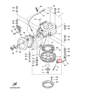 Приводной рычаг  Yamaha 9.9-15, 40X, F6-40  (F25-01.01.00.02; 63V-15741) (PREMARINE)
