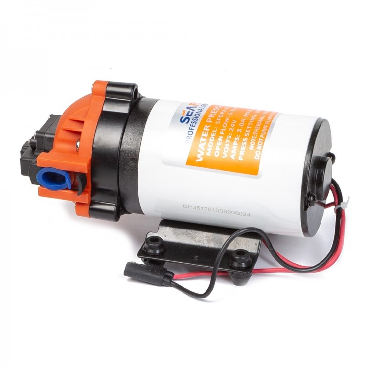 Помпа водоподающая SeaFlo мембранная, 5.5 л/мин, 5.5BAR, 24V, арт. SFDP2-015-080-35,          SeaFlo  Помпа водоподающая SeaFlo мембранная, 5.5 л/мин, 5.5BAR, 24V, арт. SFDP2-015-080-35,          SeaFlo