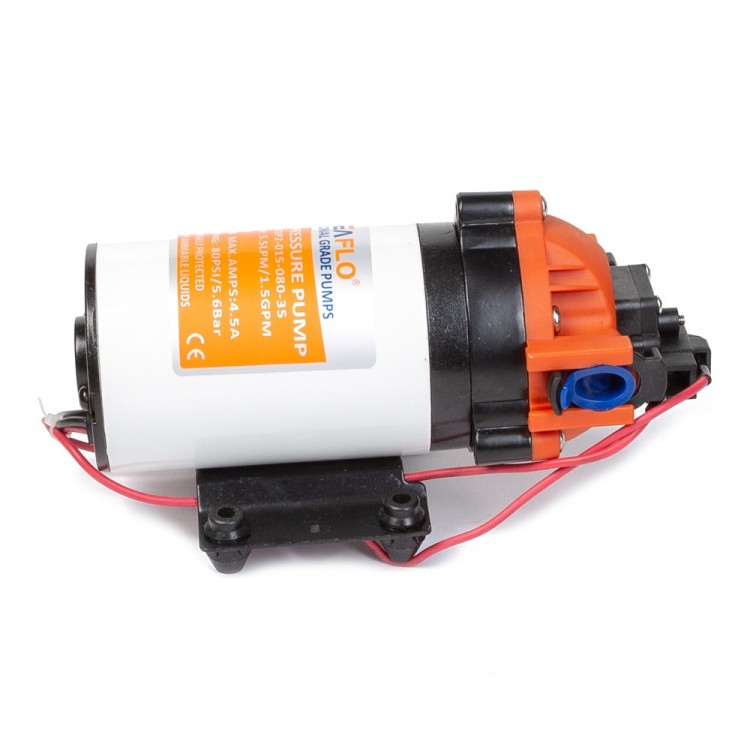 Помпа водоподающая SeaFlo мембранная, 5.5 л/мин, 5.5BAR, 24V, арт. SFDP2-015-080-35,          SeaFlo  Помпа водоподающая SeaFlo мембранная, 5.5 л/мин, 5.5BAR, 24V, арт. SFDP2-015-080-35,          SeaFlo