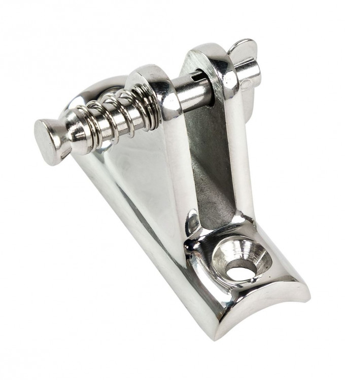 Кронштейн палубный 90 град, с подпружинненым штифтом, ровное основание, арт. 4620136018289,          MARINE ROCKET 