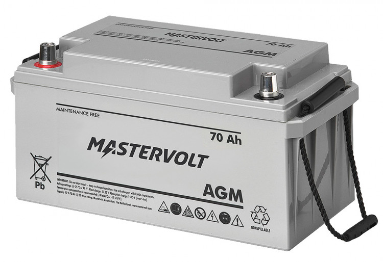 Аккумуляторная батарея Mastervolt AGM, 12 В, 70 АЧ, арт. 10267576,          Mastervolt 