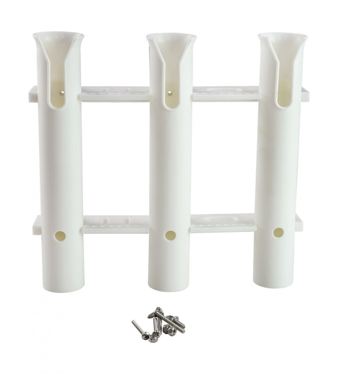 Держатель спиннинга 3 стакана, белый, арт. 54078-03,          AAA 