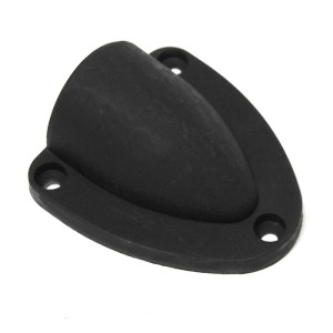 Вентиляционная ракушка пластиковая, черная 64х59х26мм SUNFINE