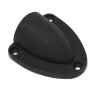Вентиляционная ракушка пластиковая, черная 64х59х26мм SUNFINE, арт. SF30958-1B,          SUNFINE MARINE 