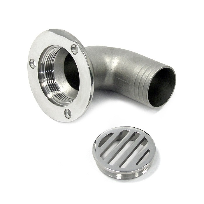 Шпигат сливной палубный 38 мм., нержавеющая сталь, арт. B19-018,          Homer 