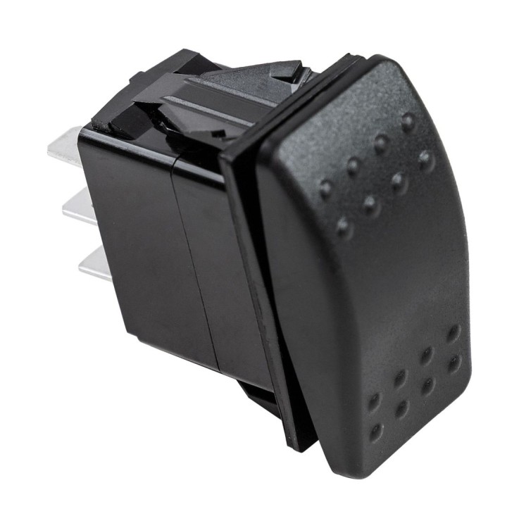 Переключатель трехпозиционный (ON)-OFF-ON 12 В/20А 6Р, арт. MR12106FB,          MARINE ROCKET 