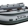 Надувная лодка ПВХ, RiverBoats RB 370 НДНД, ф/б, черно-серый, арт. RB370NDFBBG,          RiverBoats 