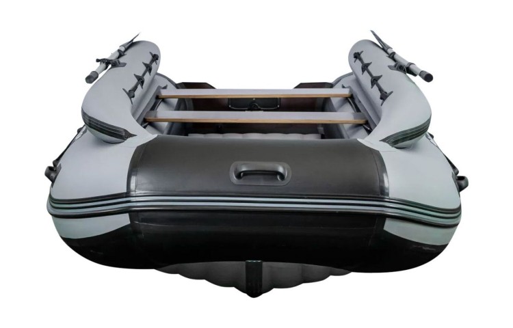 Надувная лодка ПВХ, RiverBoats RB 370 НДНД, ф/б, черно-серый, арт. RB370NDFBBG,          RiverBoats 