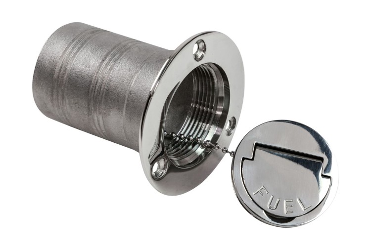 Горловина заливная для бензина 50 мм, Marine Rocket, арт. BD060350Fuel_MR,          MARINE ROCKET 