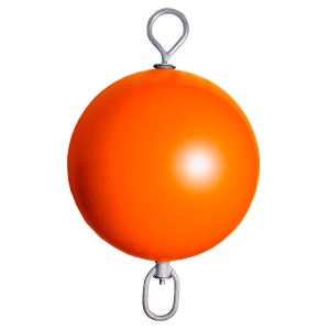 Буй с вертлюгом и рымом 60х95 см., оранжевый.