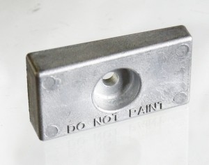 Анод редуктор Honda BF60-BF225 (AL) (41109-ZW1-B00)(Sinera)