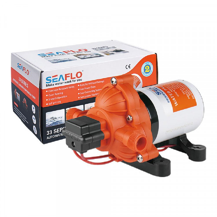 Помпа водоподающая SeaFlo мембранная, 12V 13.2 л/мин, 3.1 BAR, арт. SFDP1-035-045-33-ts,          SeaFlo 
