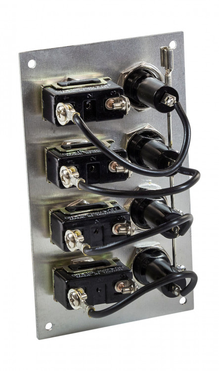 Панель бортового питания 4 переключателя, предохранители, арт. 10541,          Youthful  Панель бортового питания 4 переключателя, предохранители, арт. 10541,          Youthful