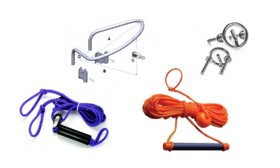 Оборудование для буксировки воднолыжника, вейкборда